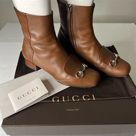 gucci horsebit ankle boot|Gucci sylvie boots.